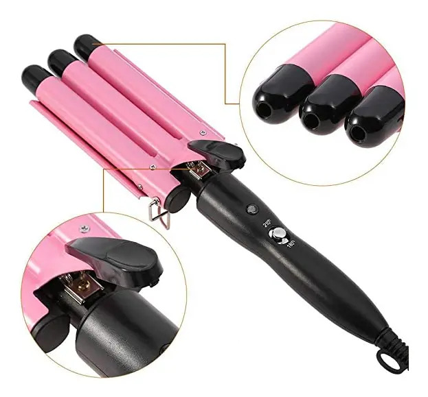 Ondulador Rizador De Pelo Profesional Triple - Imagen 3