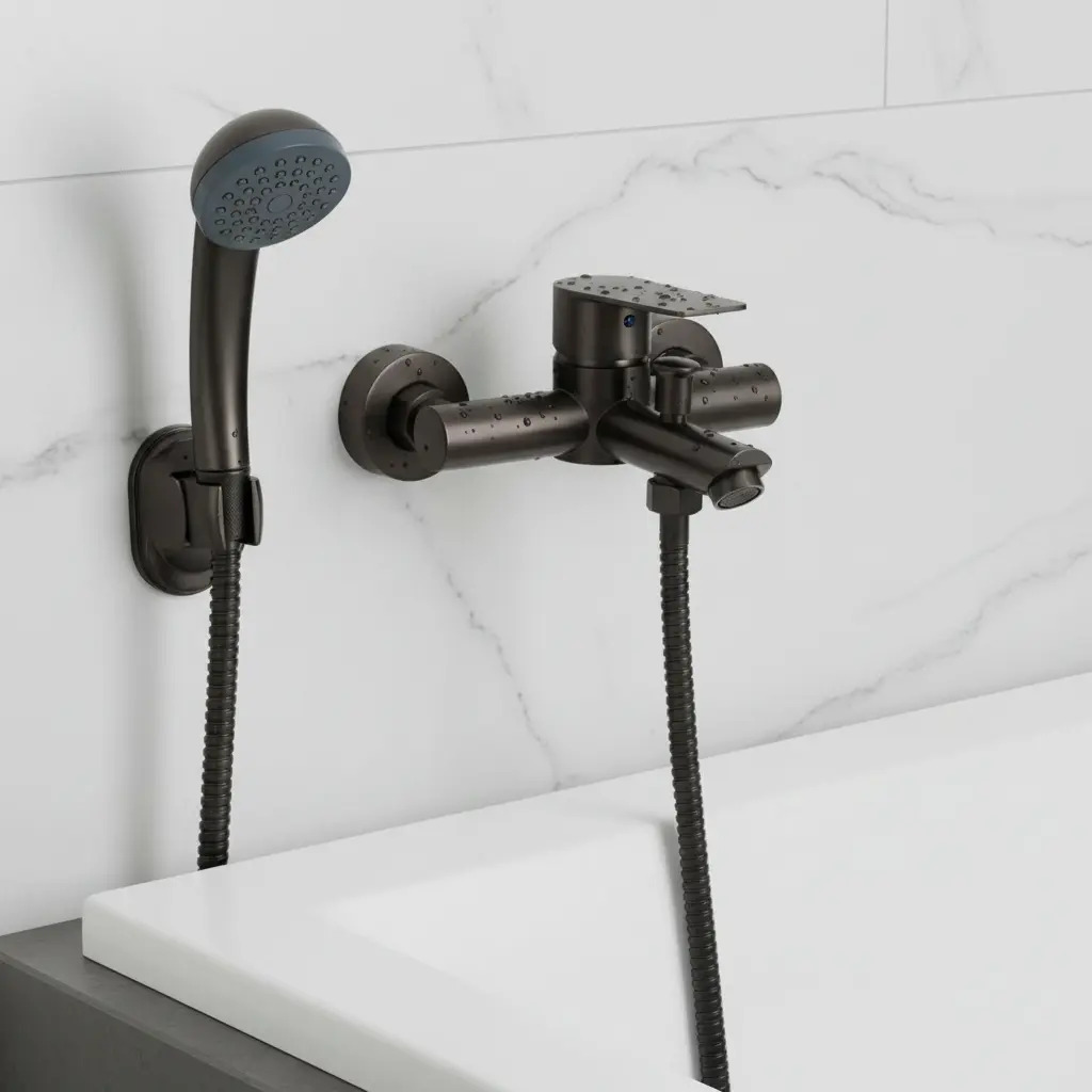Monomando Llave Grifo Tina Ducha Modelo Bruna Marca Stretto - Imagen 7