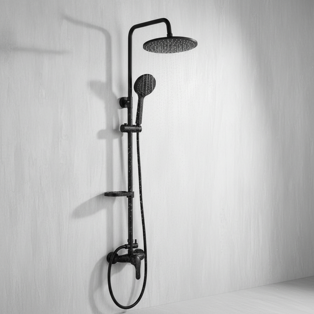 Columna Ducha Circular Notte Con Monomando Taumm - Imagen 4