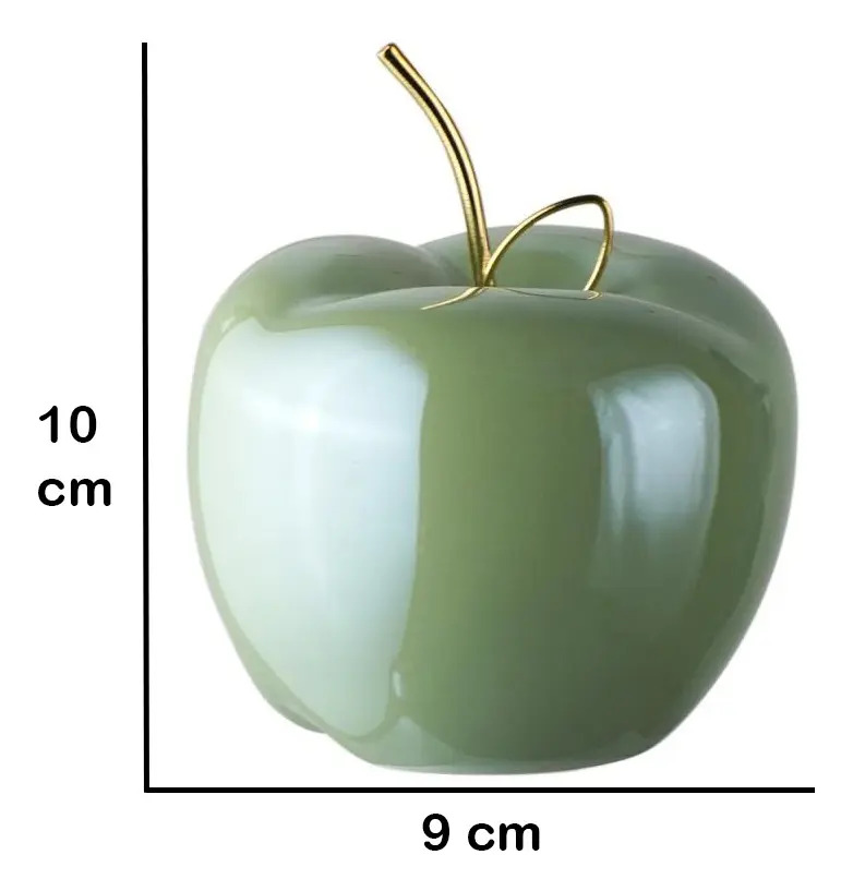 Escultura Frutal Figura Decorativa Manzana - Imagen 9