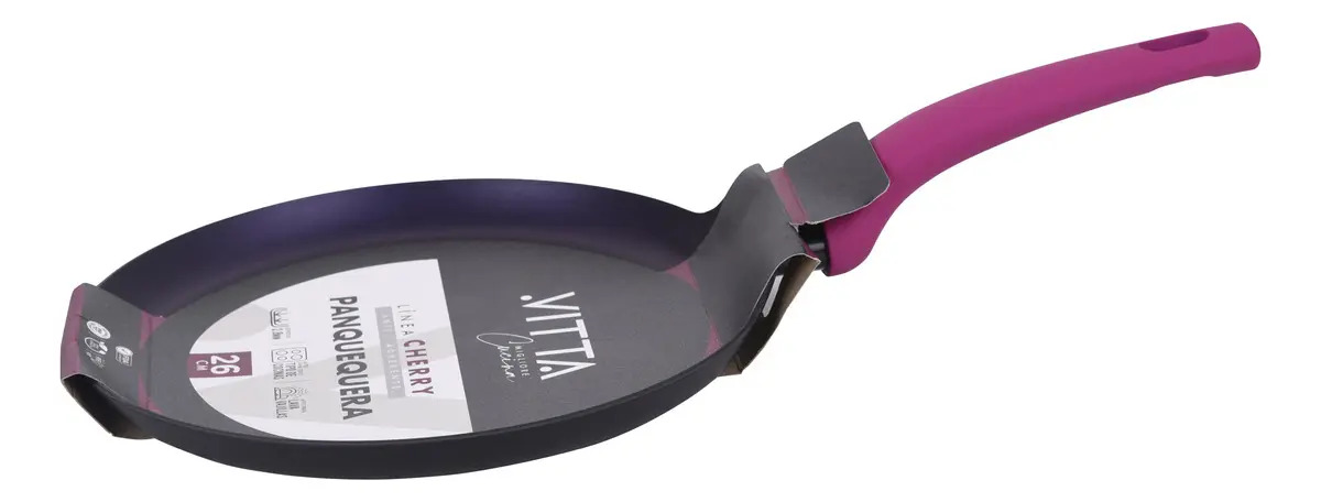 Panquequera Budare Plancha Cherry Marca Vitta 26cm - Imagen 6