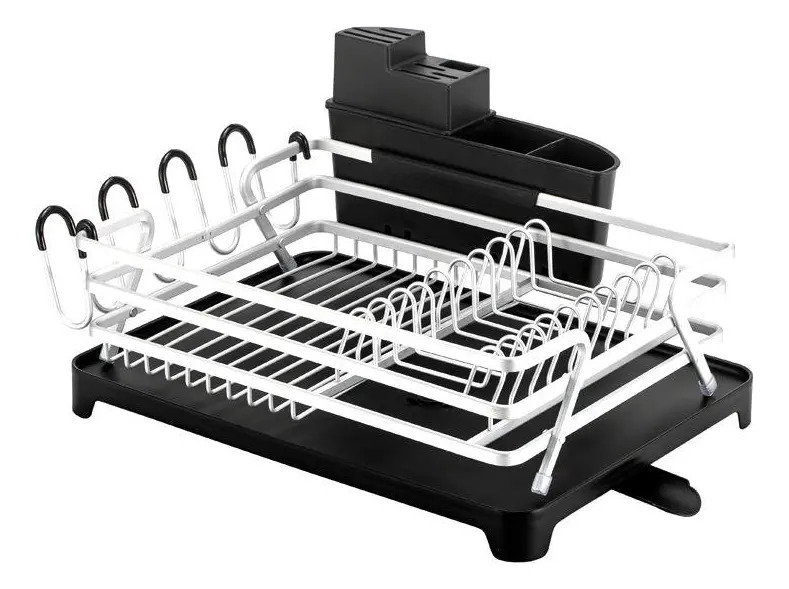 Secador De Platos Platera Moderna De Aluminio Inoxidable - Imagen 32
