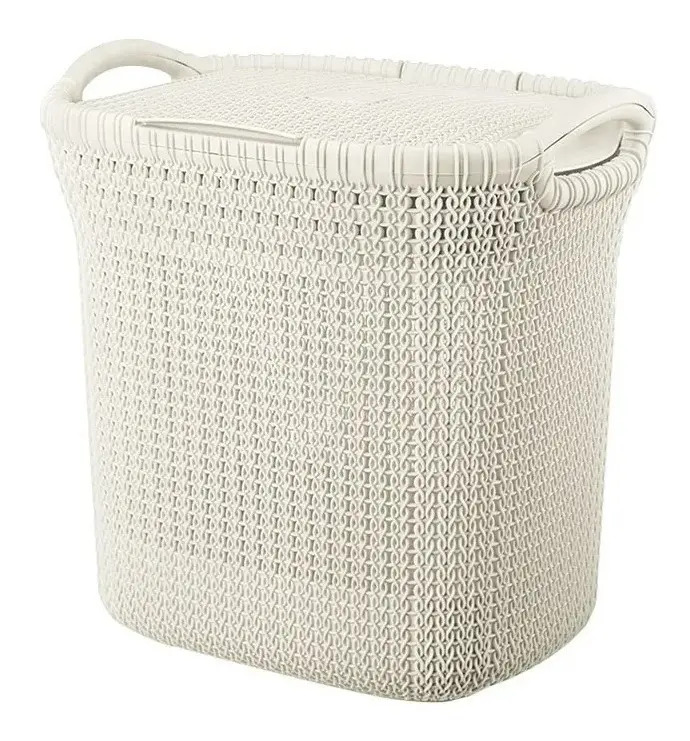 Moderno Cesto Canasto Para Ropa Khipu 40 Litros Con Tapa - Imagen 14
