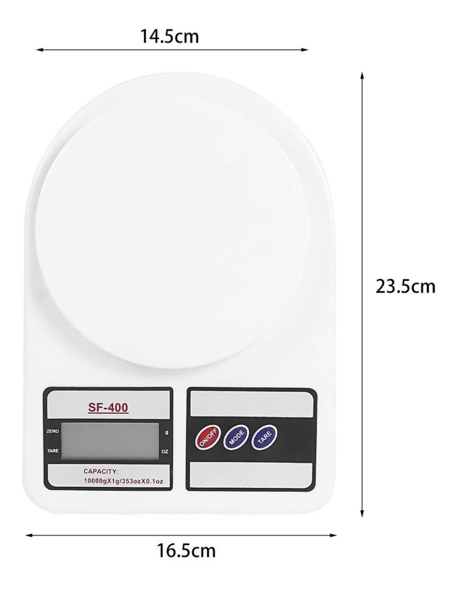 Balanza Pesa Digital Para Cocina Y Comercio - Imagen 2