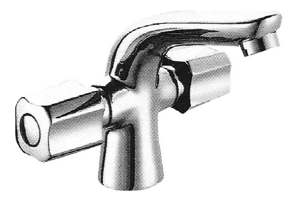 Monoblock Grifo Llave Para Lavatorio Lavamano Modelo Novella