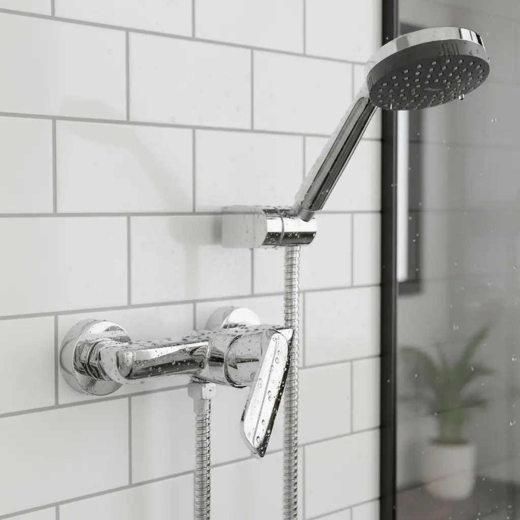 Monomando Llave Grifo Ducha Marsella Marca Stretto Cromo