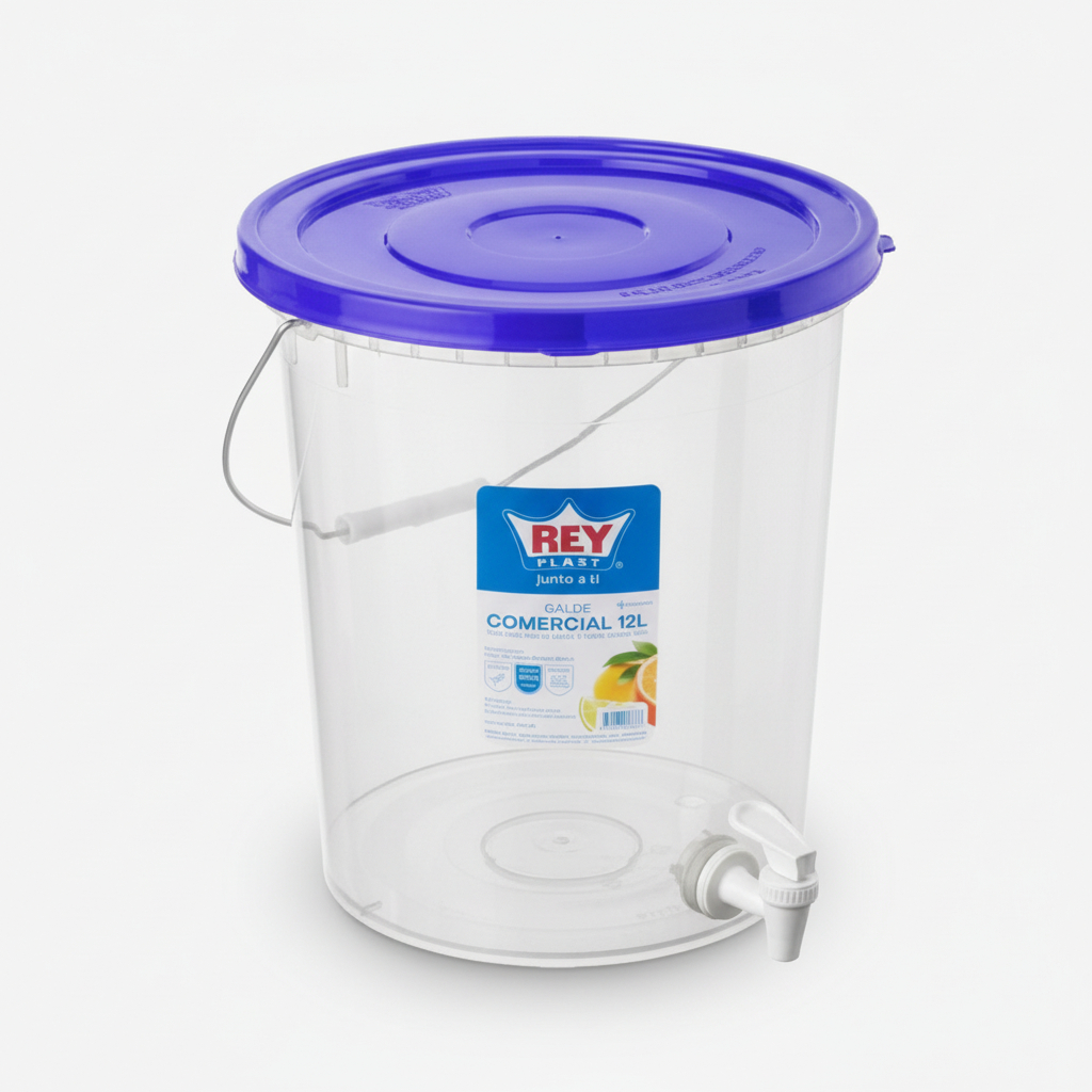 Balde Dispensador Contenedor Comercial Con Grifo Caño 12 Lts - Imagen 8
