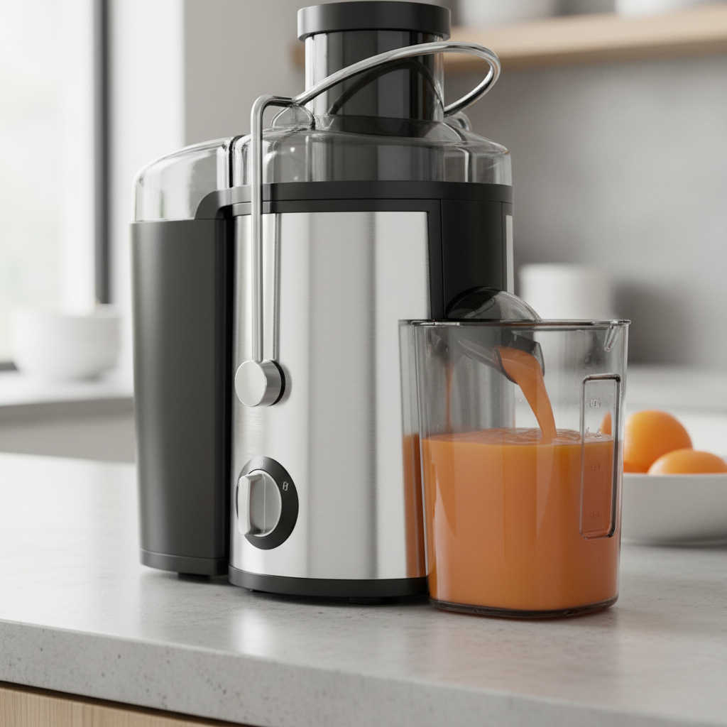 Extractor De Jugo Eléctrico Ackiliss 600w Plateado/negro - Imagen 6