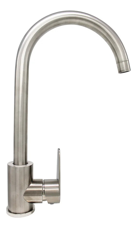Llave Grifo Monomando Lavaplatos Vermont Acero Inox Pmb - Imagen 4