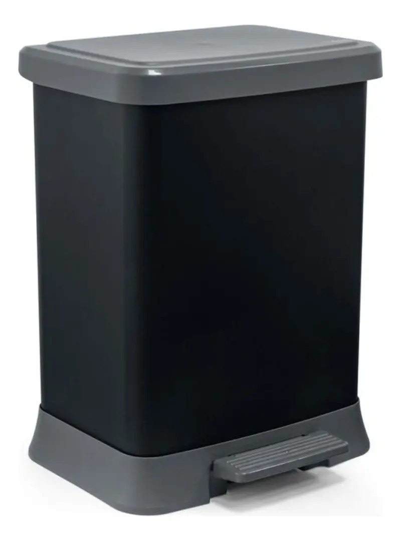 Basurero De Pedal Con Porta Bolsa 40 Lts Lexuss Reyplast - Imagen 10