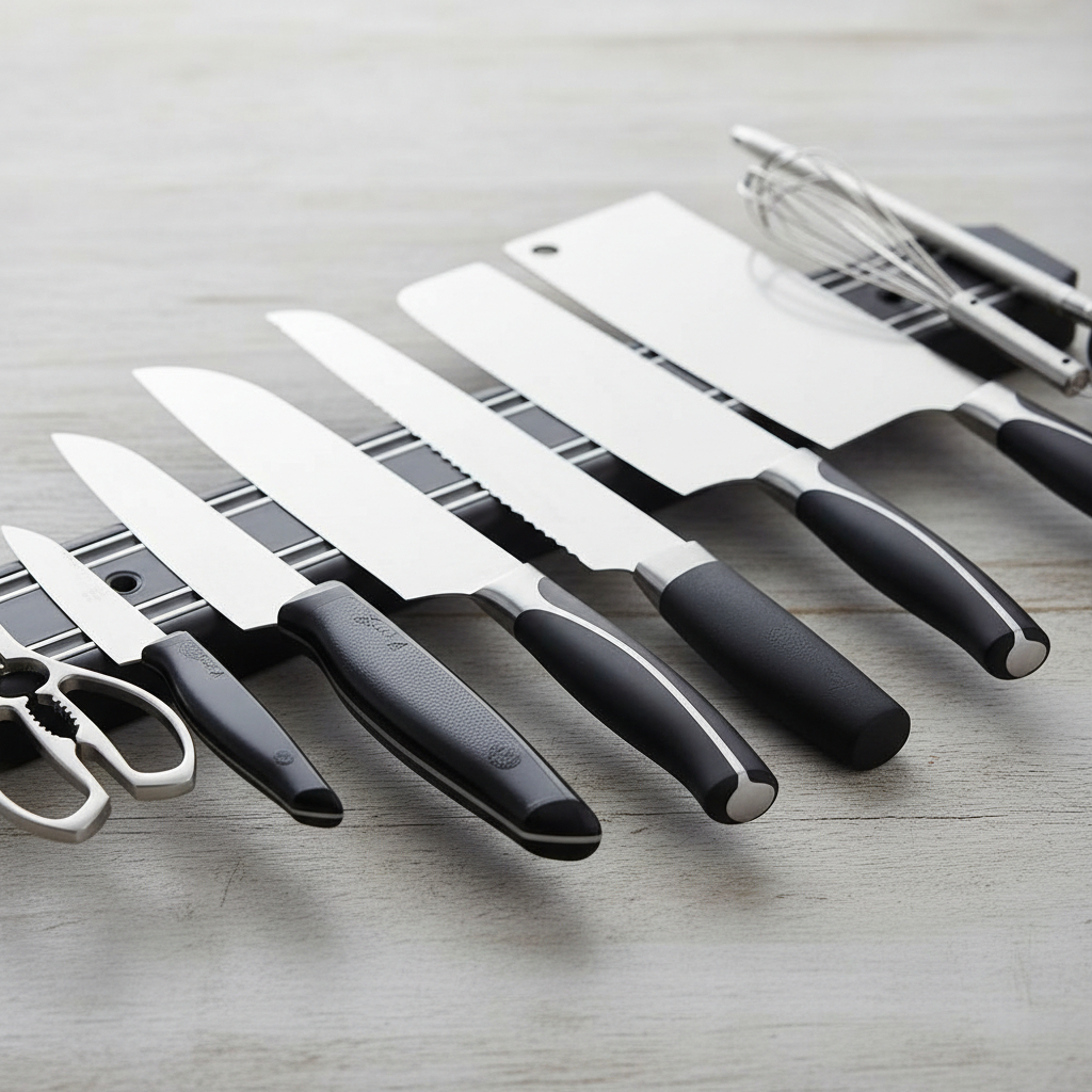 Imán Barra Magnética Cocina Porta Cuchillos 33 Cm Negro - Imagen 5