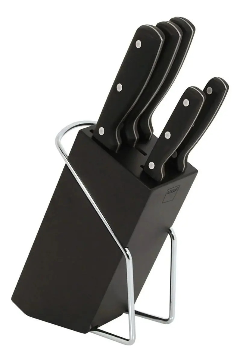 Set De Cuchillos Acero Inoxidable 6 Piezas Magefesa