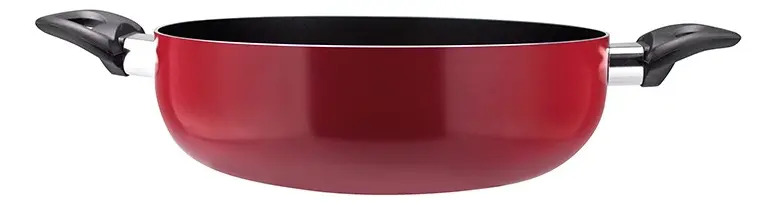 Bateria De Cocina 9 Piezas Antiadherente Slide Rojo Marmicoc - Imagen 4