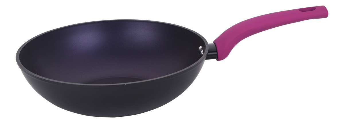 Sarten Paila Tipo Wok De 28 Centimetros Cherry Marca Vitta - Imagen 5