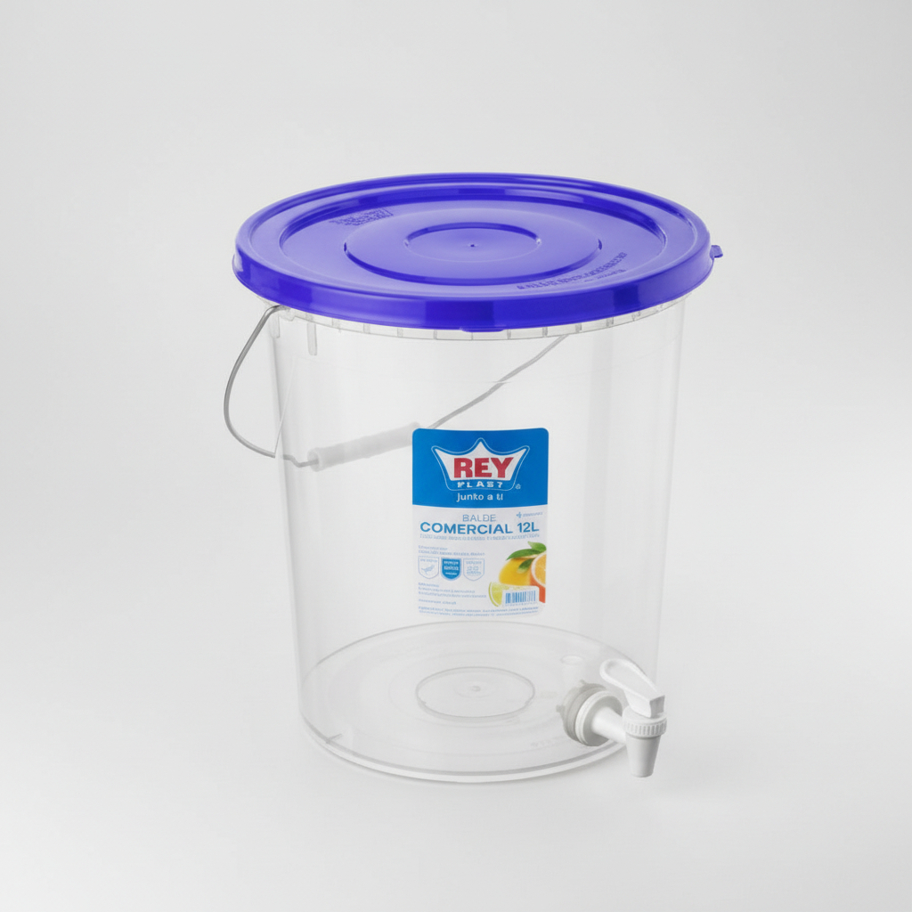 Balde Dispensador Contenedor Comercial Con Grifo Caño 12 Lts - Imagen 3