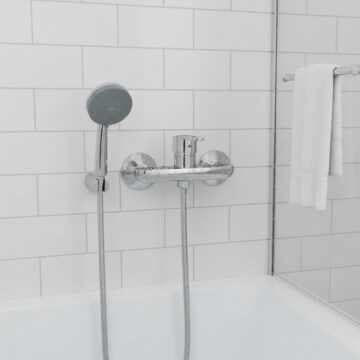 Monomando Grifo Llave Para Ducha Modelo Carmina Marca Stretto