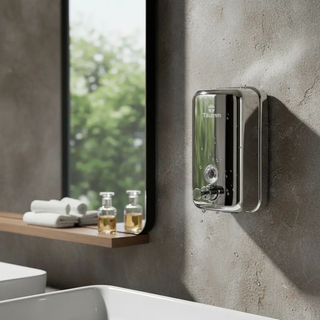 Dispensador De Jabón Acero Inoxidable 800ml Taumm - Imagen 3