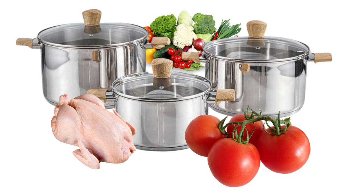 Batería 6 Piezas Acero Inox Norwich Vitta Prime - Imagen 3