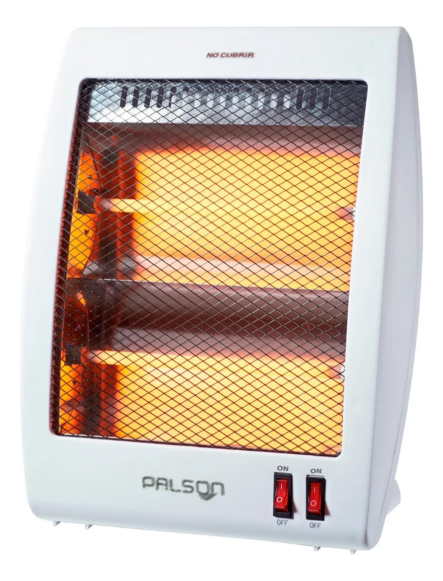 Estufa Calentador Cuarzo 2 Niveles Con Antivuelco 800w - Imagen 3