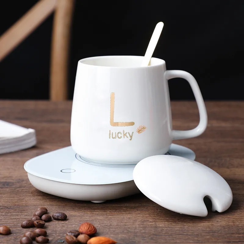 Taza Con Tapa Y Con Calentador Eléctrico Y Cuchara - Imagen 18