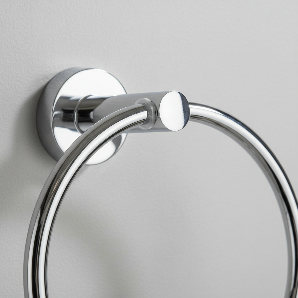 Argolla Aro Toallero Porta Toalla Modelo York - Imagen 3
