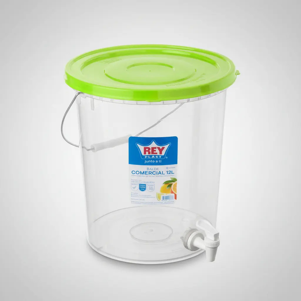 Balde Dispensador Contenedor Comercial Con Grifo Caño 12 Lts - Imagen 21