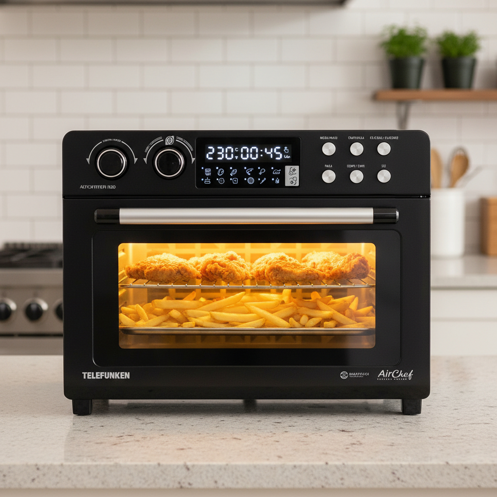 Horno Y Freidora De Aire 2 En 1 Telefunken 2100w 32 L