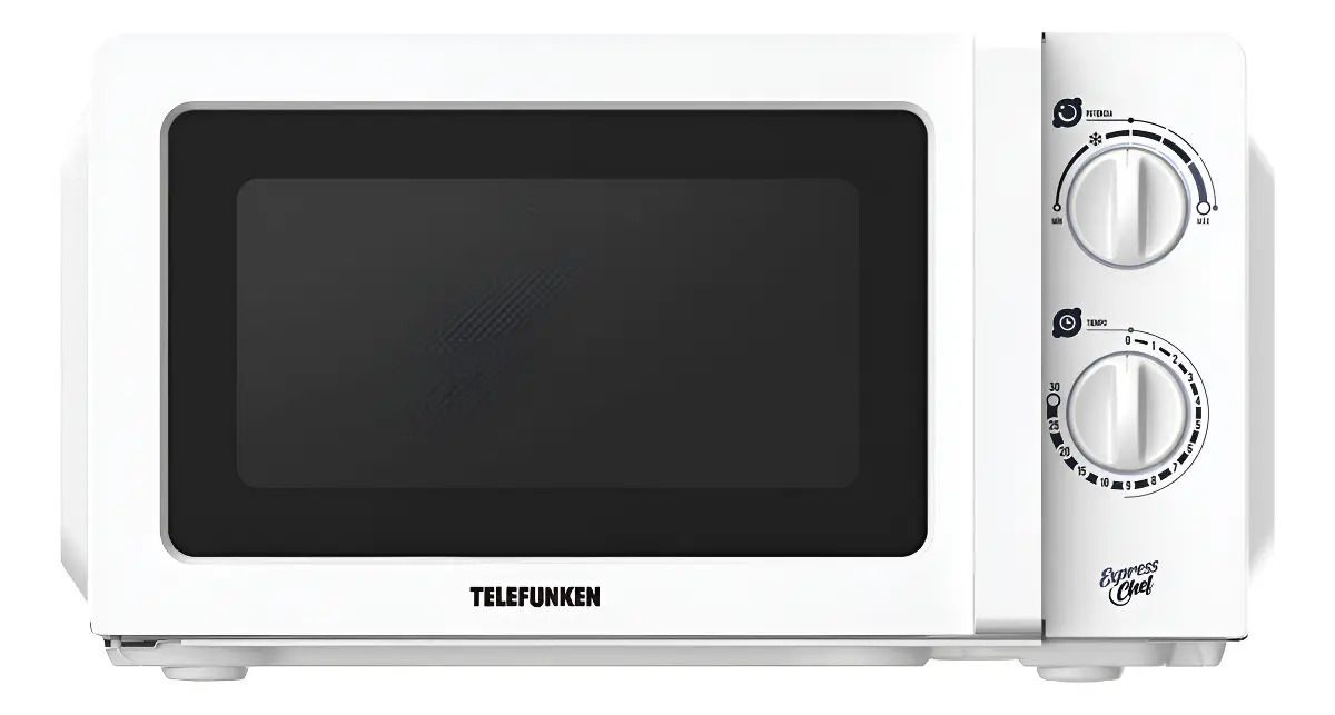 Horno Microondas 20 Litros Analogico Marca Telefunken