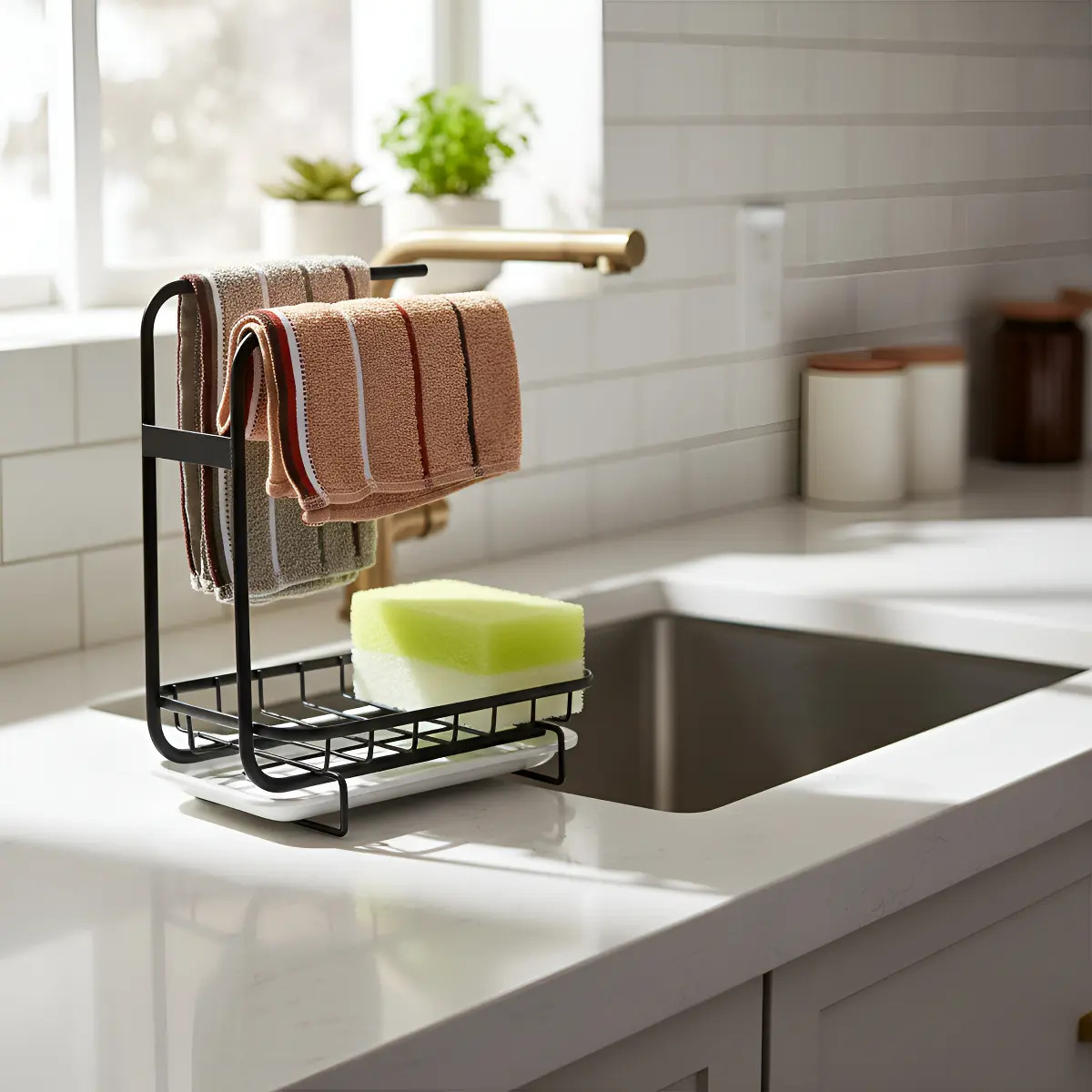 Organizador Multiusos Para Cocina Y Baño Porta Esponjas