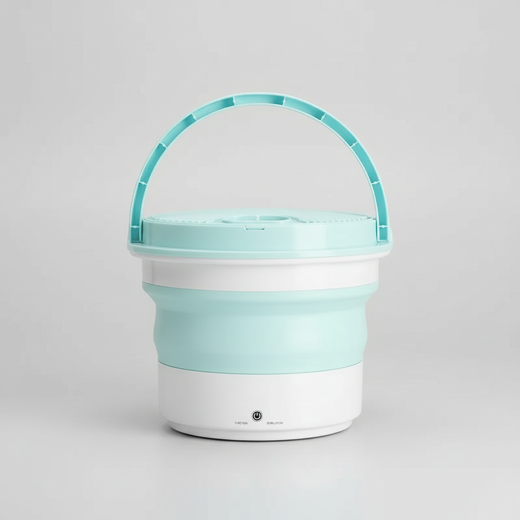 Mini Lavadora Plegable Portatil Ultrasonica Ropa Liviana - Imagen 23