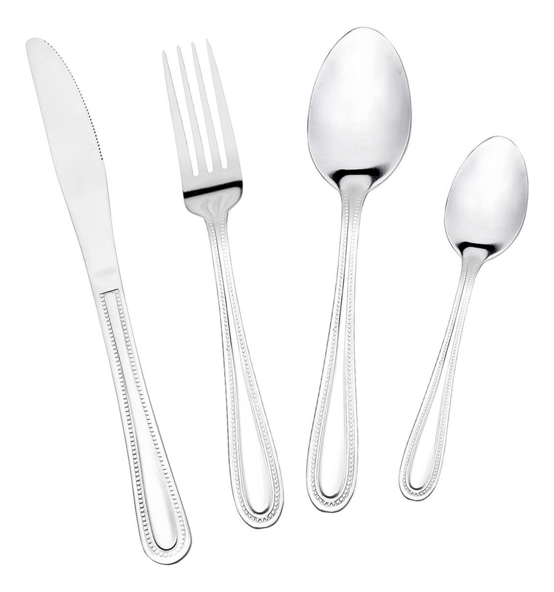 Set Servicio Cubiertos 24 Piezas Perlada Barcelona 1.8 Mm - Imagen 4