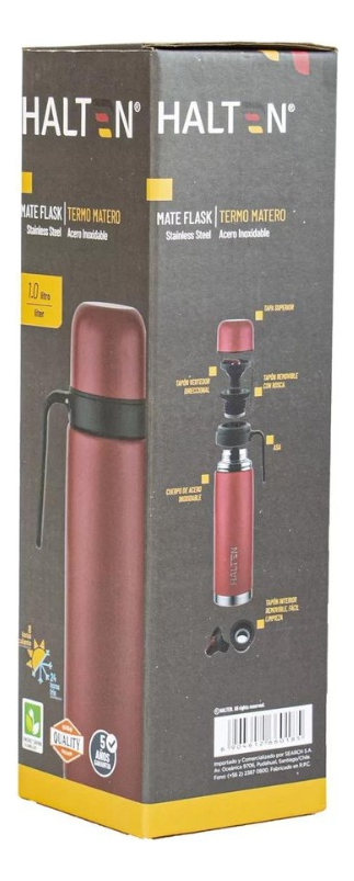 Termo 1 Litro Especial Para Mate Matero Marca Halten - Imagen 11