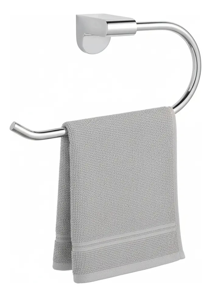 Ganchera Percha Colgador Toallero Cromado Modelo Dessin - Imagen 6