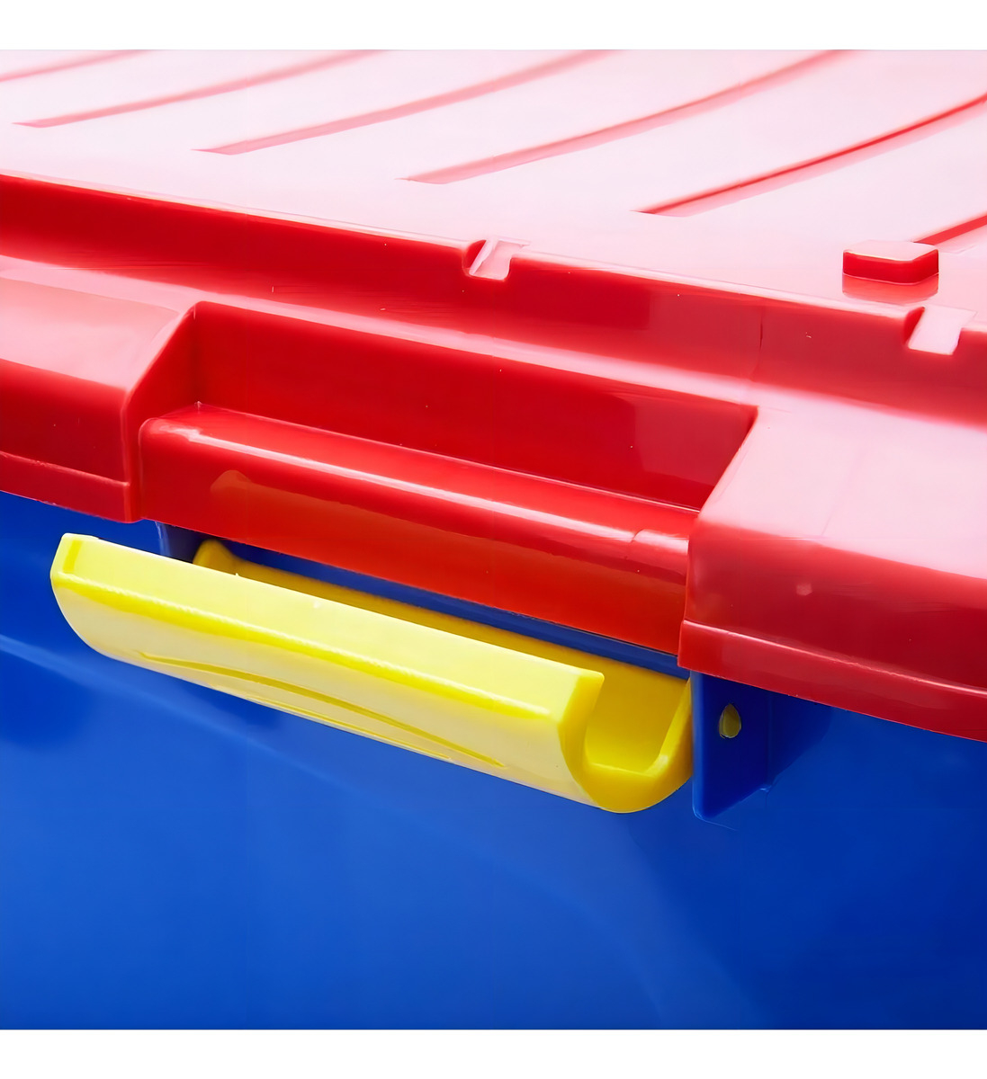 Baul Caja Almacenamiento Organizador Movil Con Ruedas 90 Lts - Imagen 5