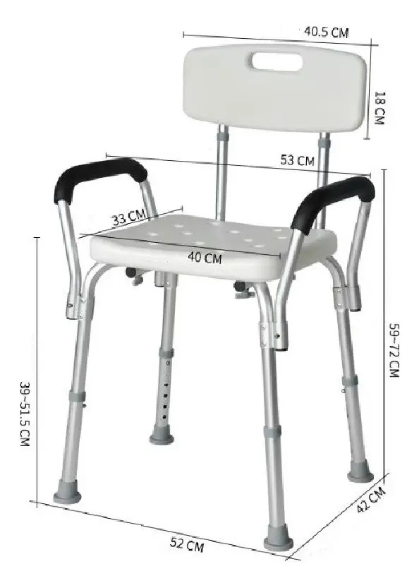 Asiento Seguridad Regulable Con Respaldo Y Apoyabrazos - Imagen 6
