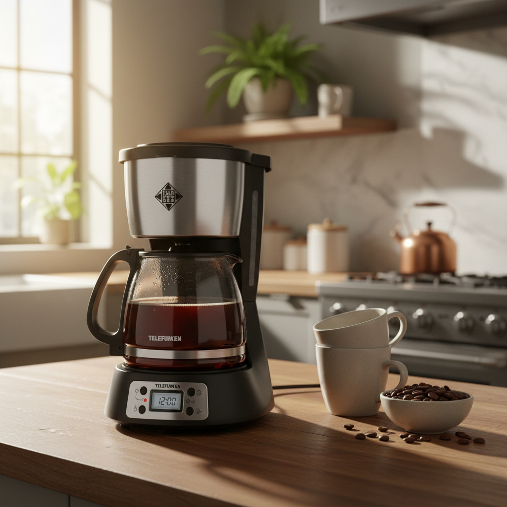 Cafetera Eléctrica Telefunken Venezia 1.5lts Digital - Imagen 2