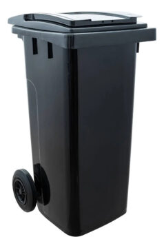 Basurero Papelero Contenedor Industrial 120 Litros Con Tapa