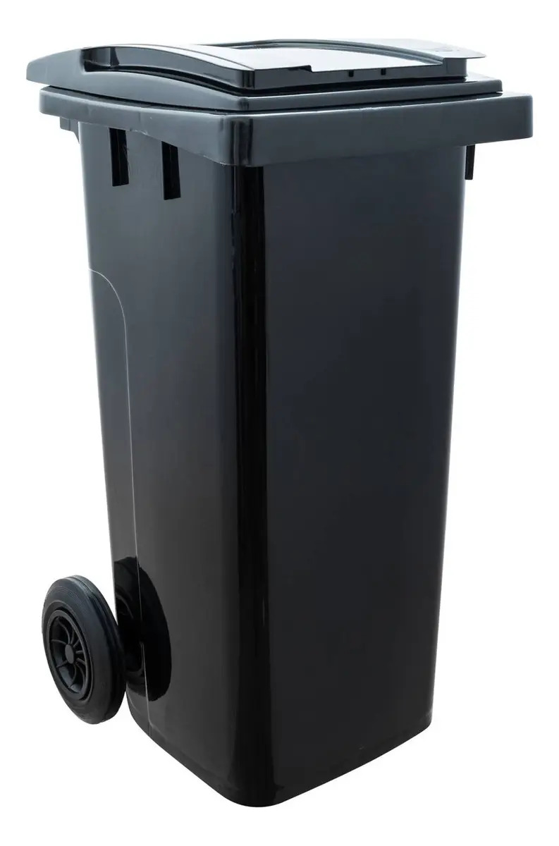 Basurero Papelero Contenedor Industrial 120 Litros Con Tapa