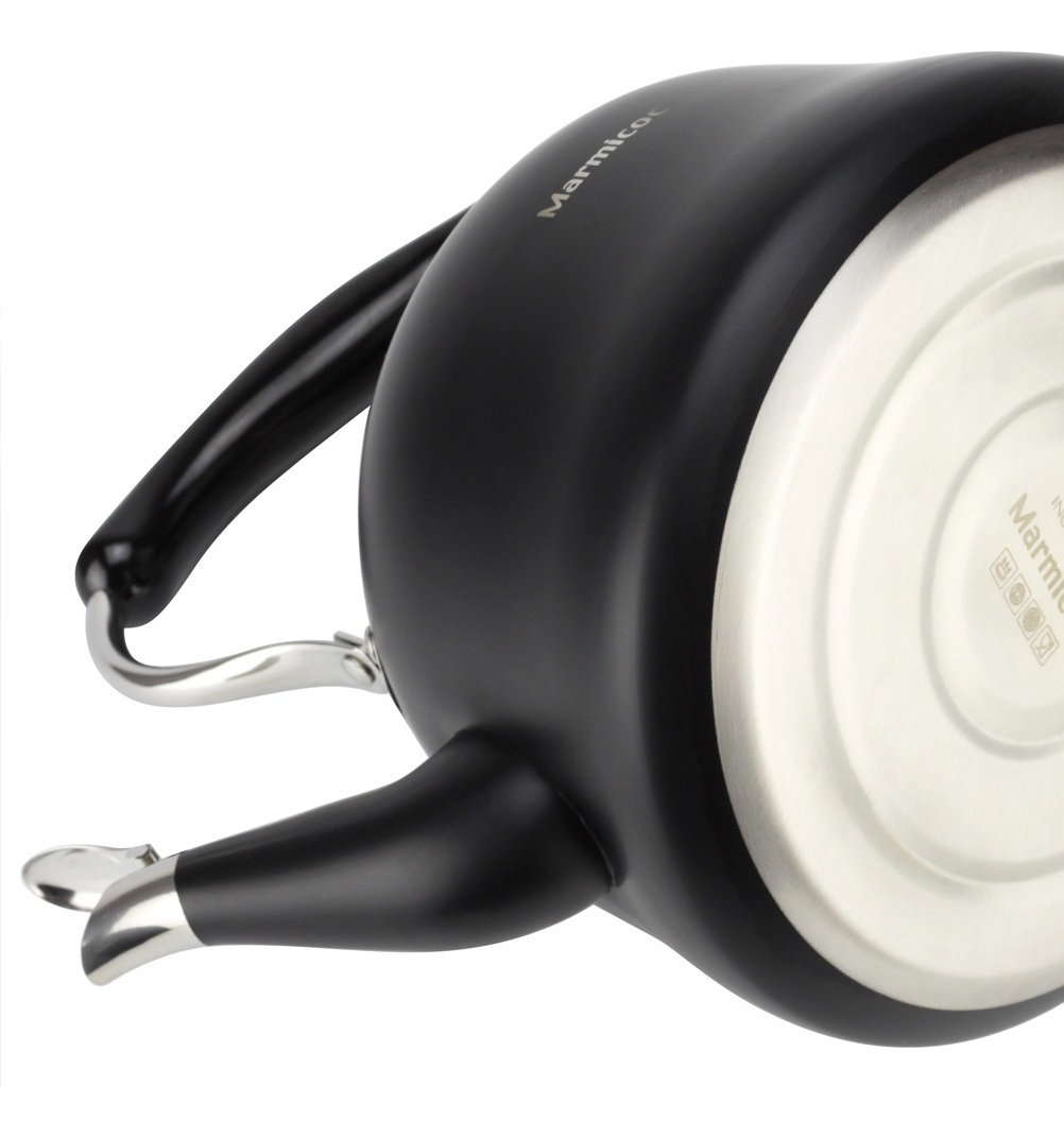 Tetera De Acero Inoxidable Modelo Sara Black 3l Marmicoc - Imagen 4