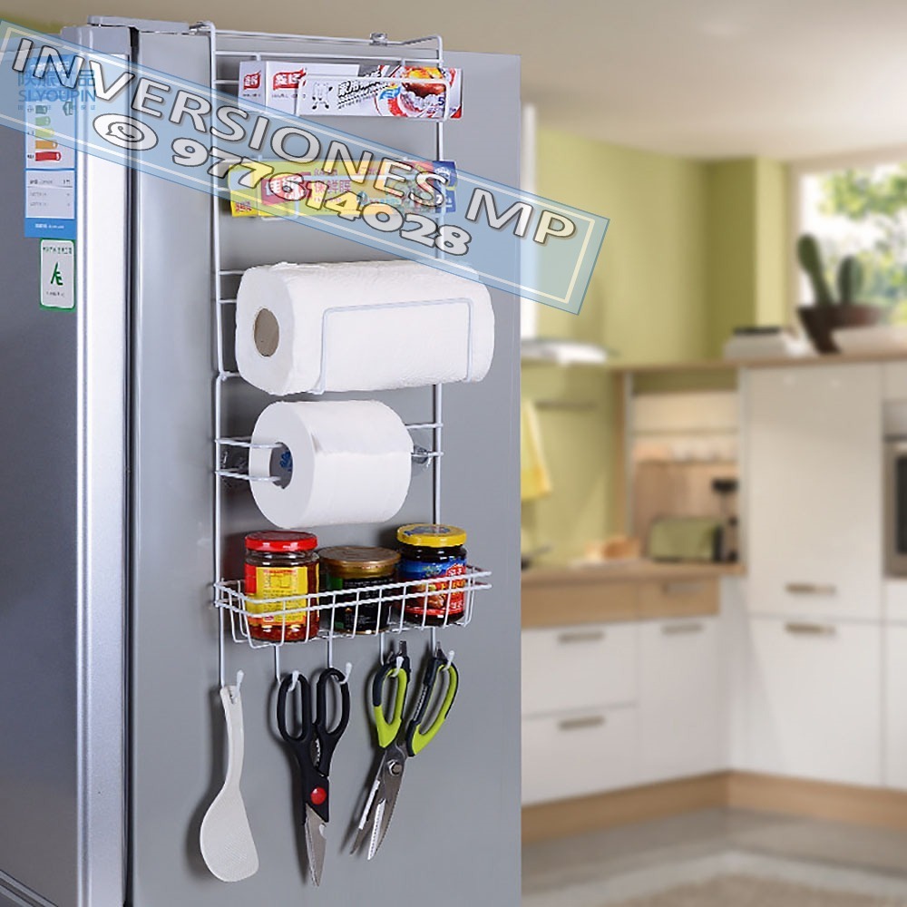 Organizador Multifuncional Para Pared/lateral Refrigerador