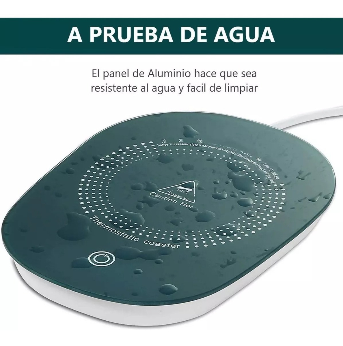 Taza Con Tapa Y Con Calentador Eléctrico Y Cuchara - Imagen 8