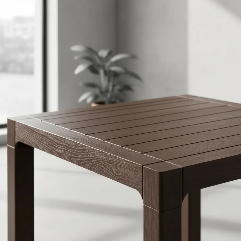 Mesa 80x80 Para Cafe Comedor Oficina Cocina Marca Reyplast - Imagen 7
