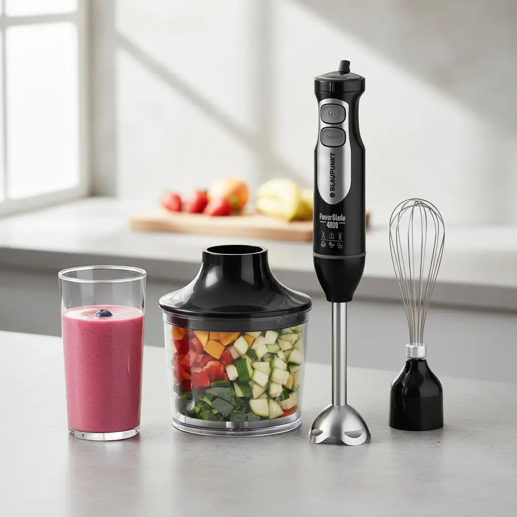 Minipimer Batidora De Mano Blaupunkt 3 En 1 Con 1000w 700ml - Imagen 8