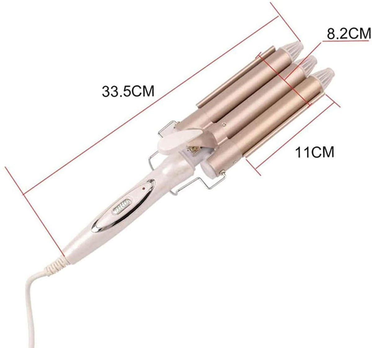 Ondulador Rizador De Pelo Profesional Triple - Imagen 13
