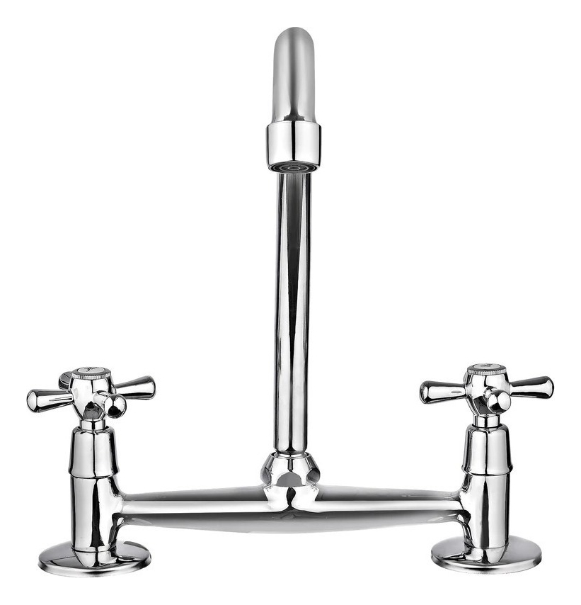 Combinación Llave Grifo Lavaplatos Fregadero Mossini Cruz - Imagen 2