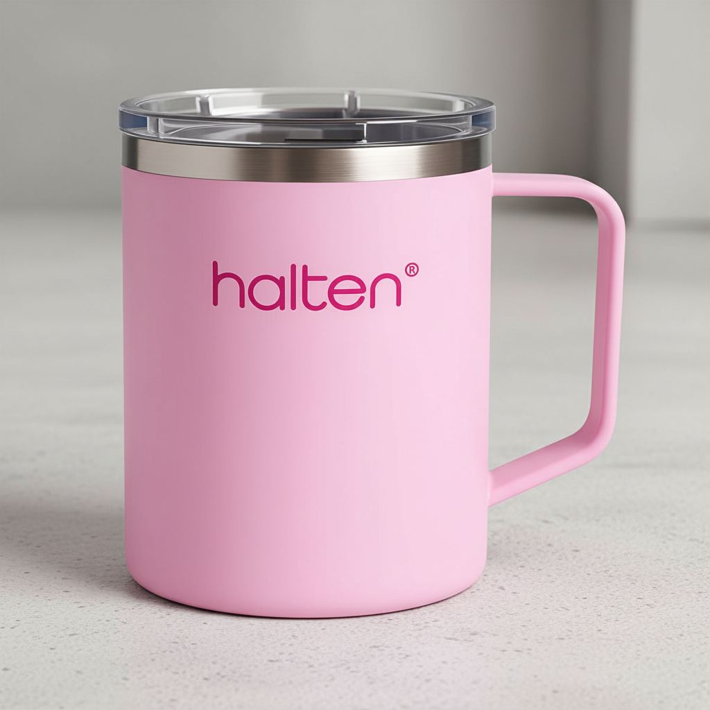Termo Mug Cafe Funny Acero Inoxidable Halten 450ml - Imagen 4