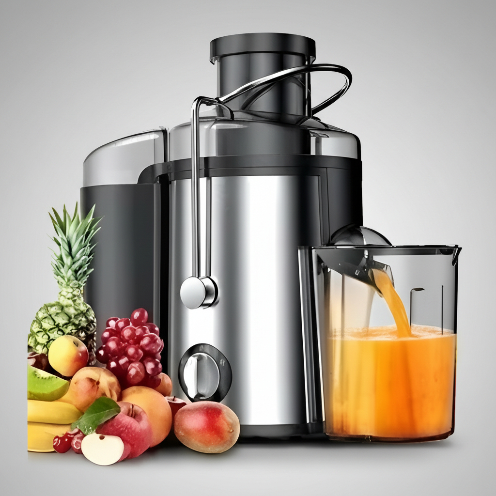 Extractor De Jugo Eléctrico Ackiliss 600w Plateado/negro - Imagen 7