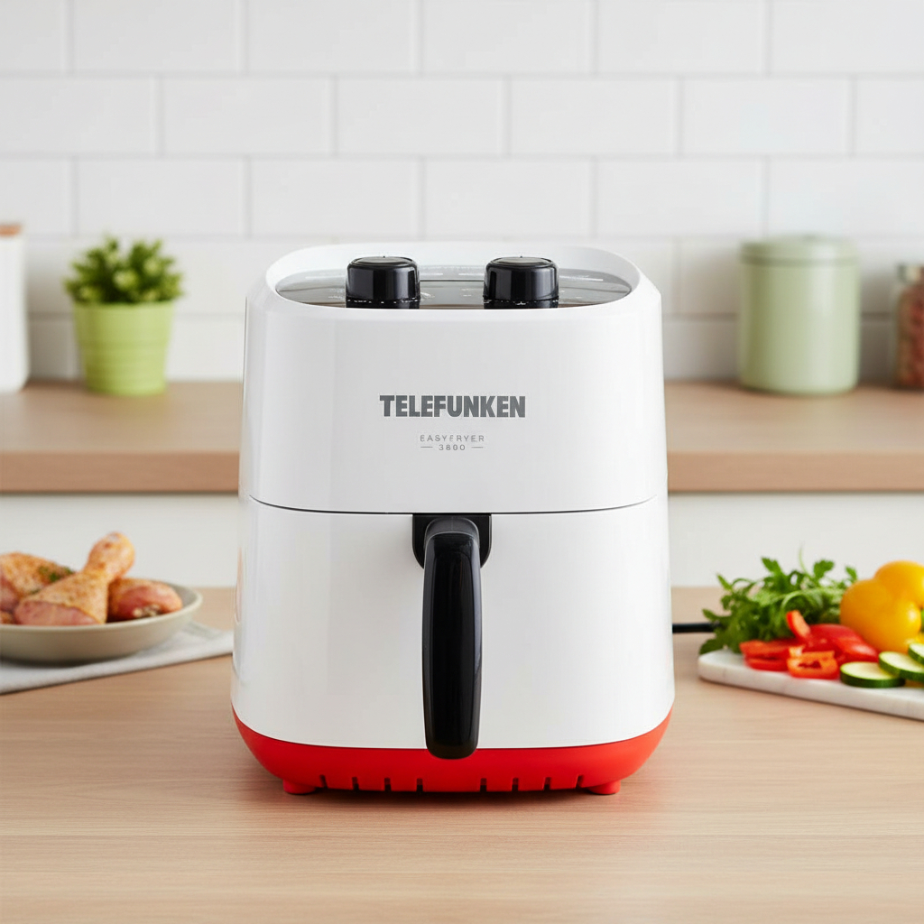 Freidora De Aire Telefunken 3.6lts Easyfryer 3600 Blanco