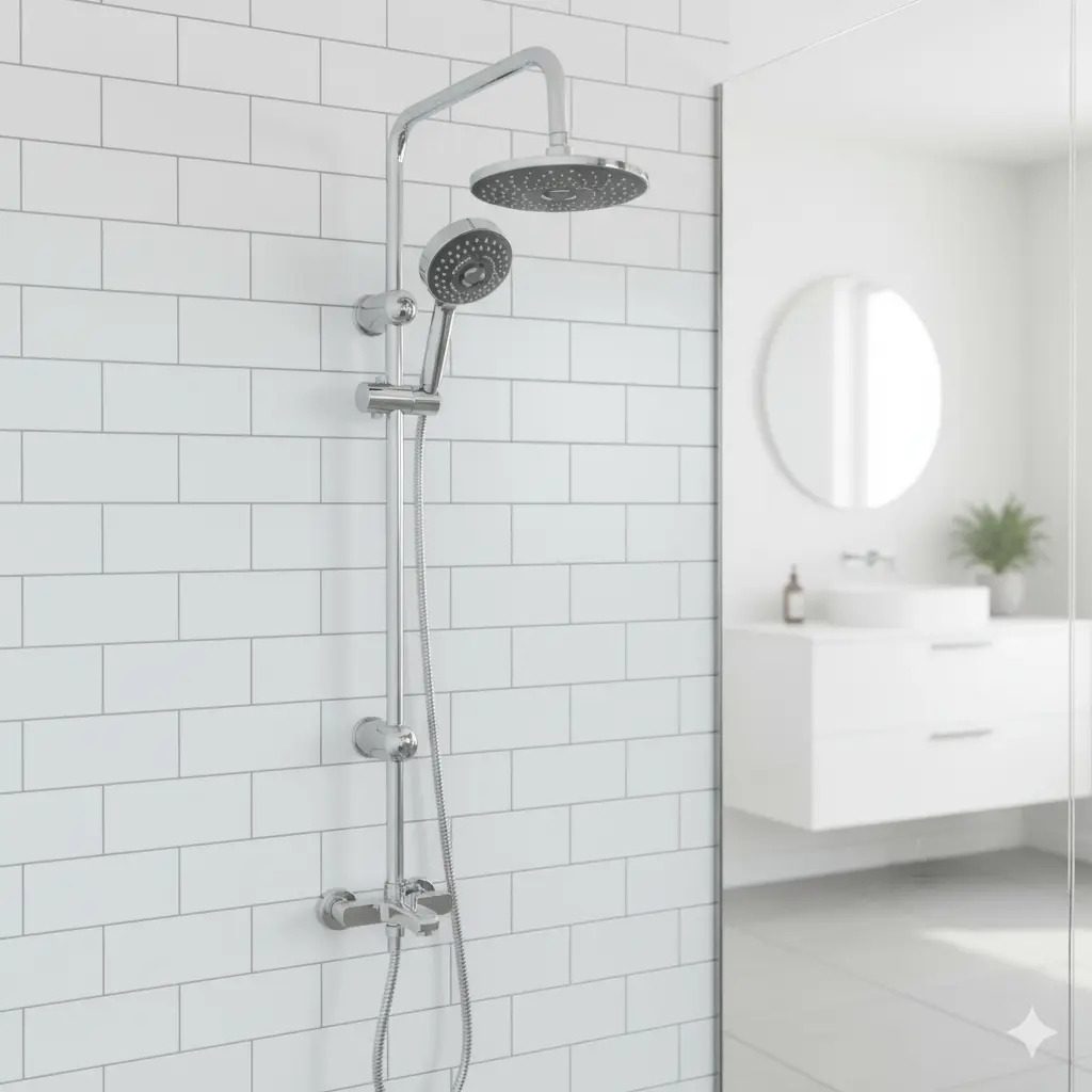Columna De Ducha Simple De Acero Inoxidable Marca Taumm