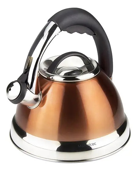 Tetera 3 Litros Acero Inox Modelo Sabina Marca Marmicoc - Imagen 4